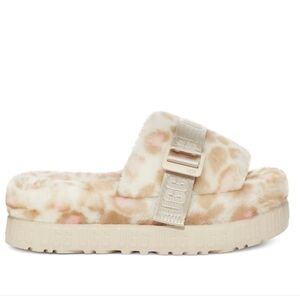 UGG Fluffita Panther Print Sandal, Size 8